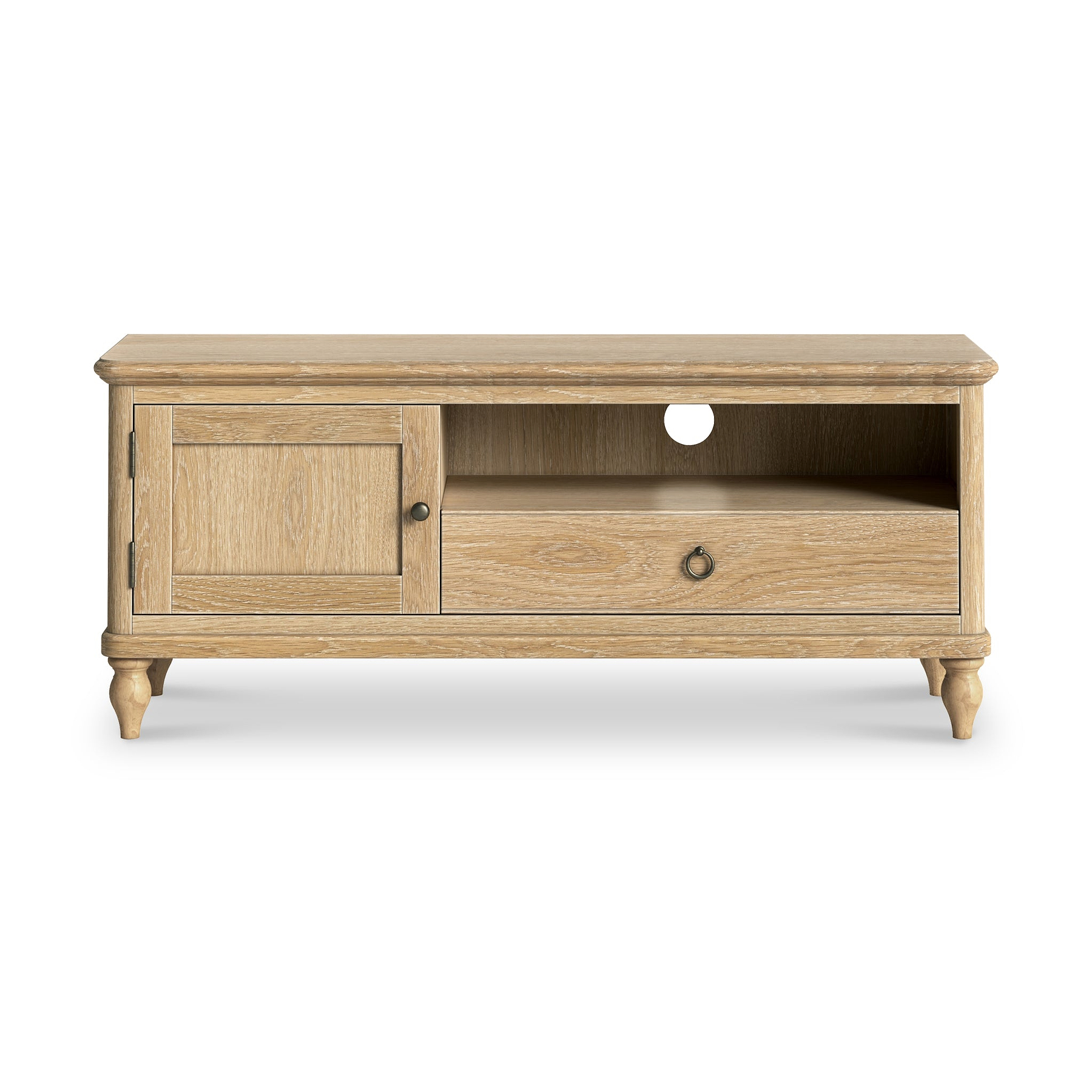 Rutland Oak 120cm TV Unit from Roseland Furniture