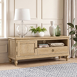 Rutland Oak 120cm TV Unit from Roseland Furniture