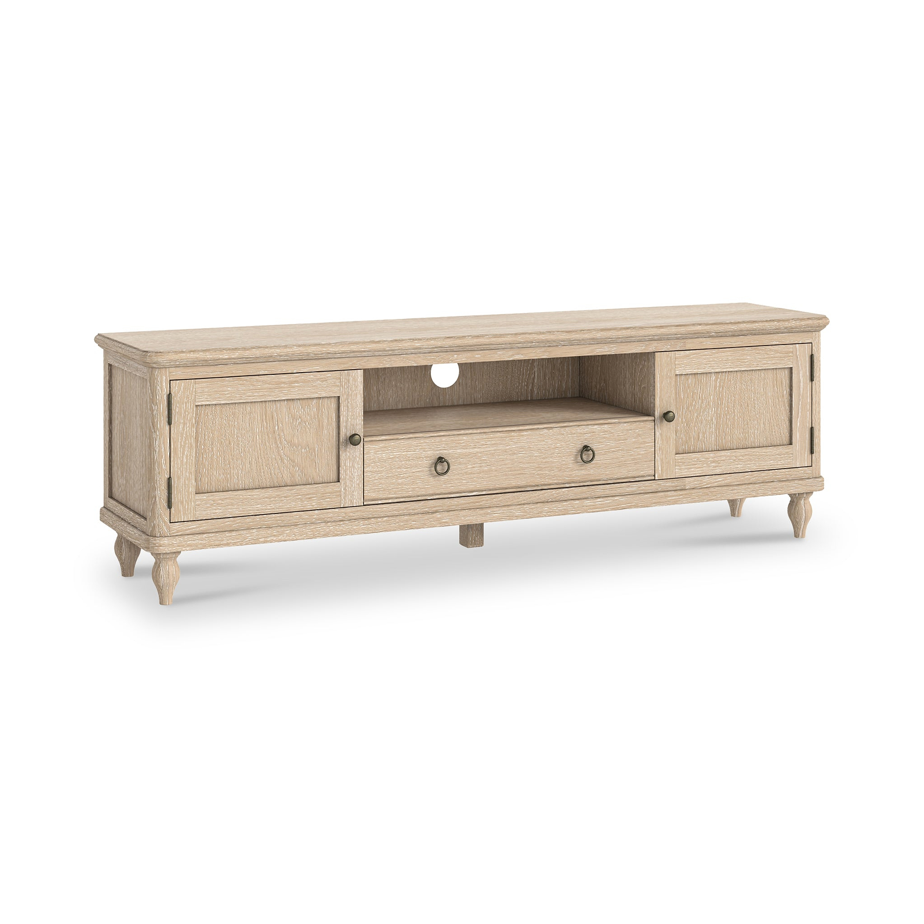 Rutland Oak 160cm Wide TV Unit from Roseland Furniture