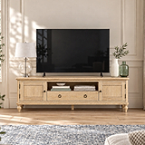 Rutland Oak 160cm Wide TV Unit from Roseland Furniture