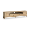 Rutland Oak 200cm Extra Wide TV Unit from Roseland Furniture