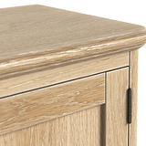Rutland Oak 200cm Extra Wide TV Unit from Roseland Furniture