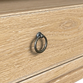Rutland Oak 200cm Extra Wide TV Unit from Roseland Furniture