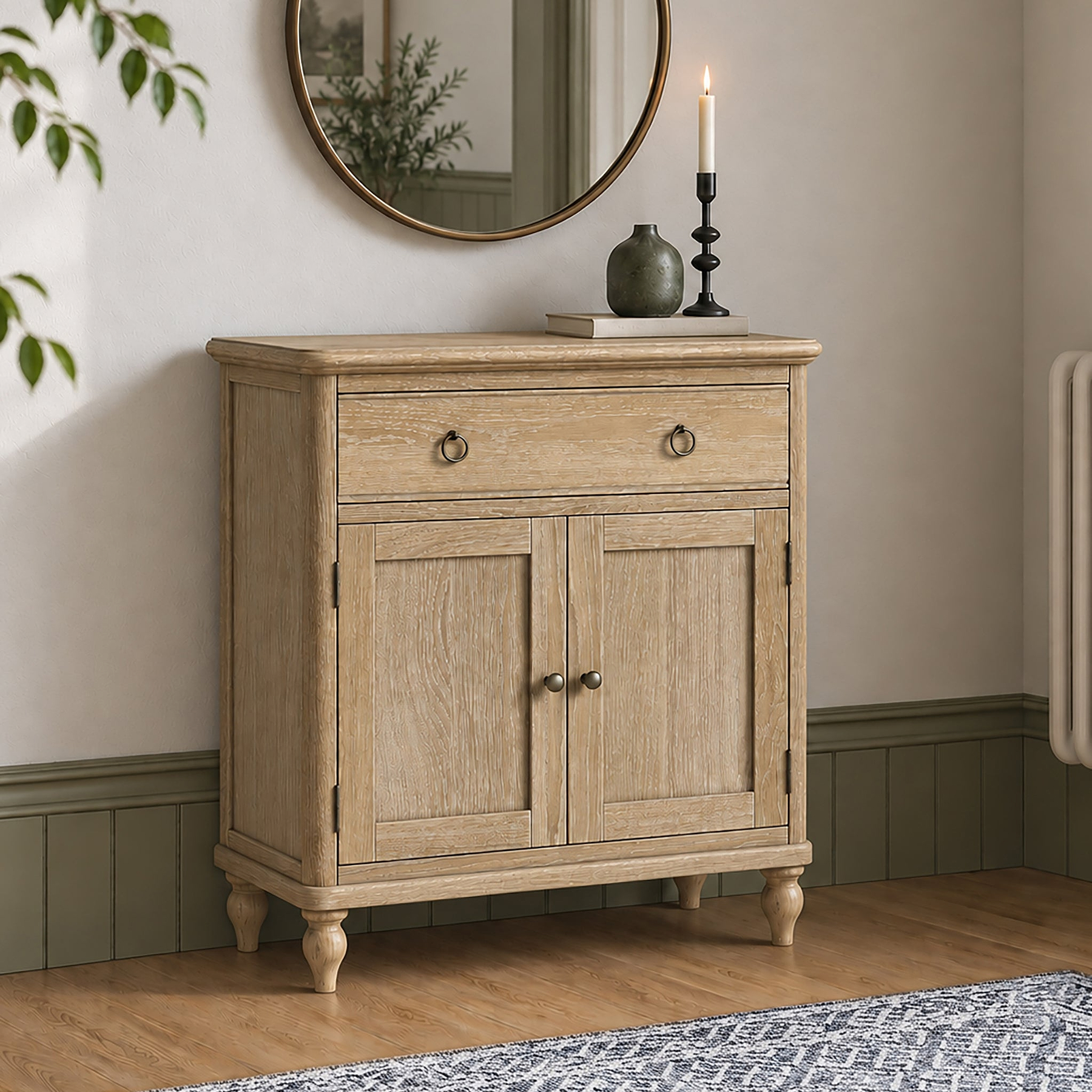 Rutland Oak Mini Sideboard from Roseland Furniture