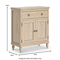 Rutland Oak Mini Sideboard from Roseland Furniture