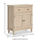 Rutland Oak Mini Sideboard from Roseland Furniture