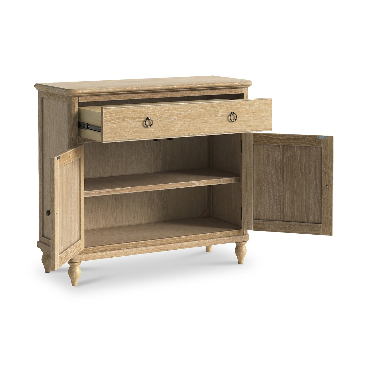 Rutland Oak Small Sideboard from Roseland Furniture
