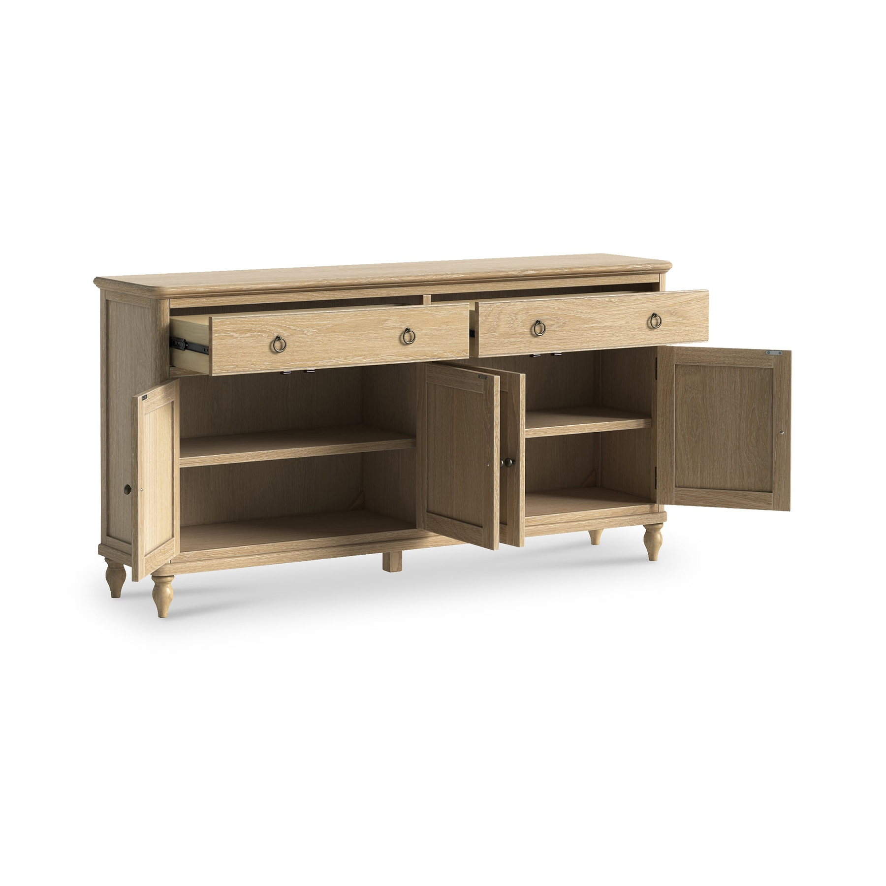 Rutland Oak Extra Large Sideboard from Roseland Furniture