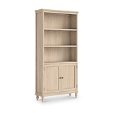 Rutland Oak Large Bookcase from Roseland Furniture
