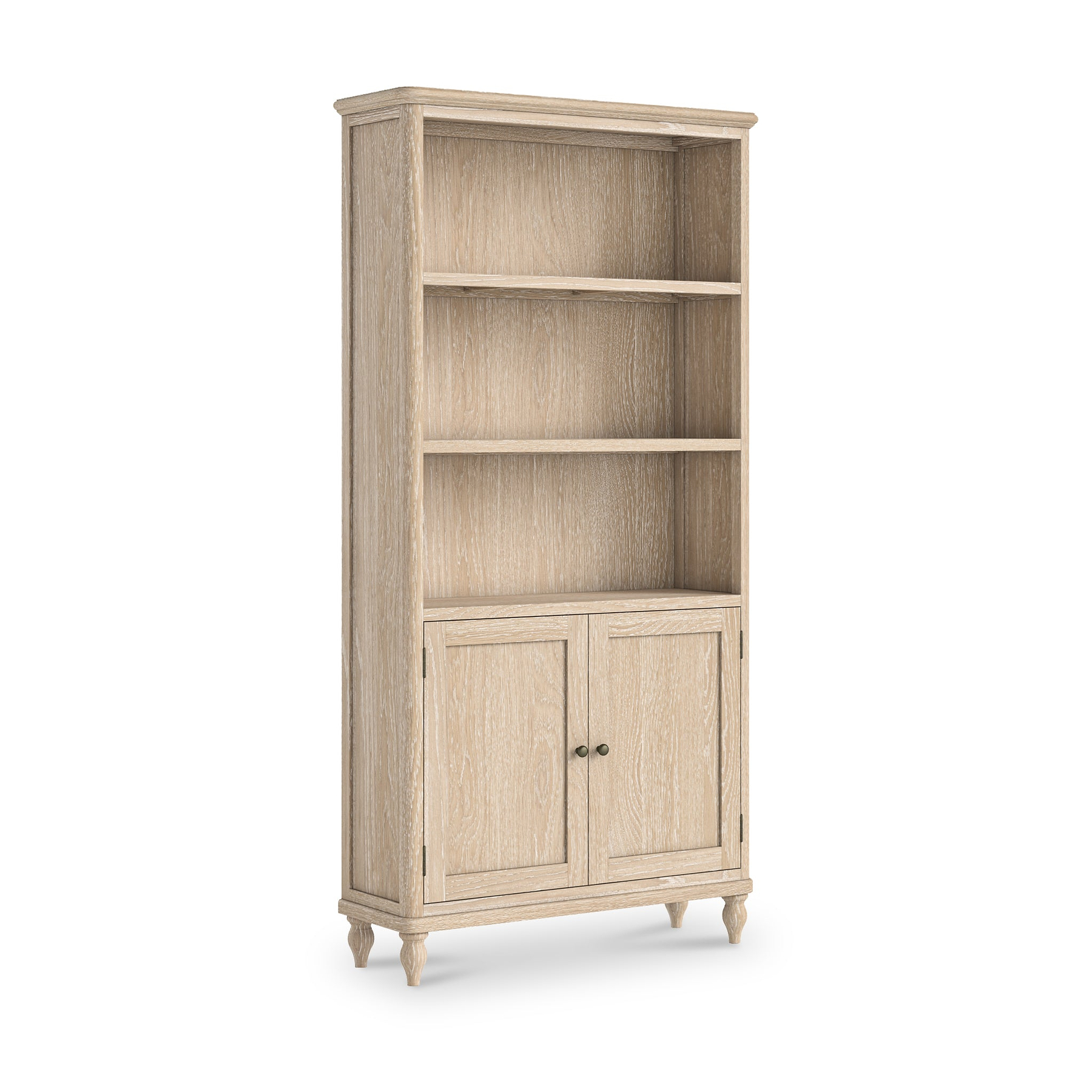 Rutland Oak Large Bookcase from Roseland Furniture