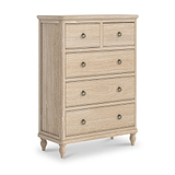 Rutland Oak 2 Over 3 Drawer Chest from Roseland Furniture