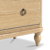 Rutland Oak 2 Over 3 Drawer Chest from Roseland Furniture