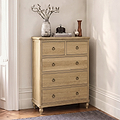 Rutland Oak 2 Over 3 Drawer Chest from Roseland Furniture