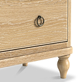 Rutland Oak 3 Over 2 Drawer Chest from Roseland Furniture