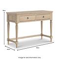 Rutland Oak Dressing Table from Roseland Furniture