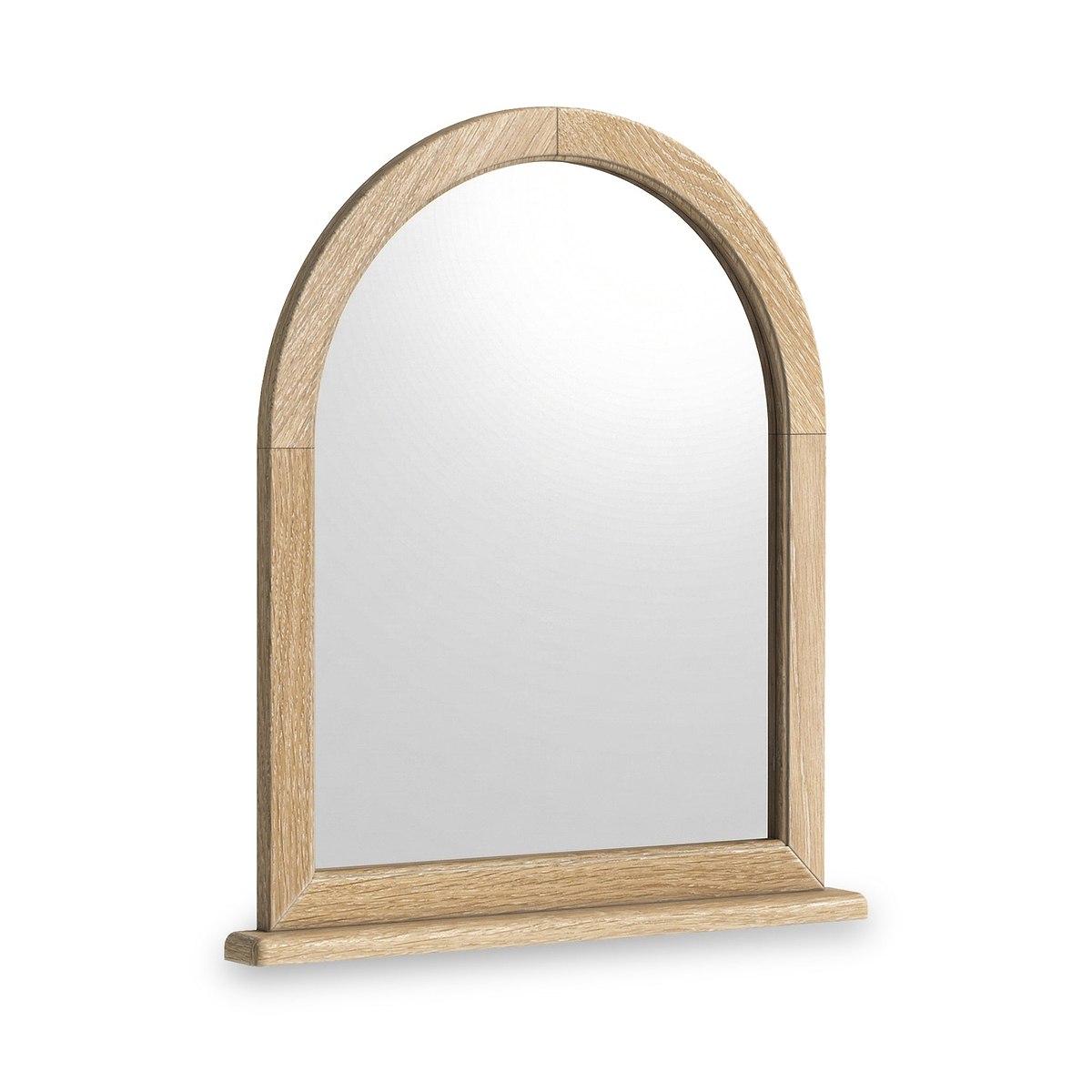 Rutland Oak Framed Arch Dressing Table Mirror from Roseland Furniture