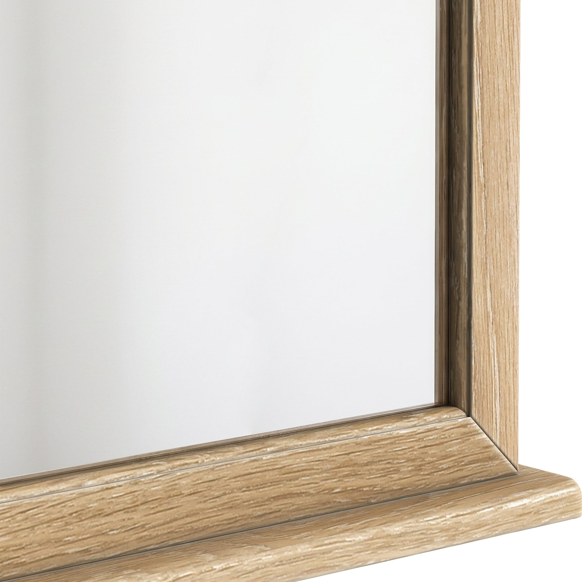 Rutland Oak Framed Arch Dressing Table Mirror from Roseland Furniture