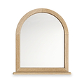 Rutland Oak Framed Arch Dressing Table Mirror from Roseland Furniture