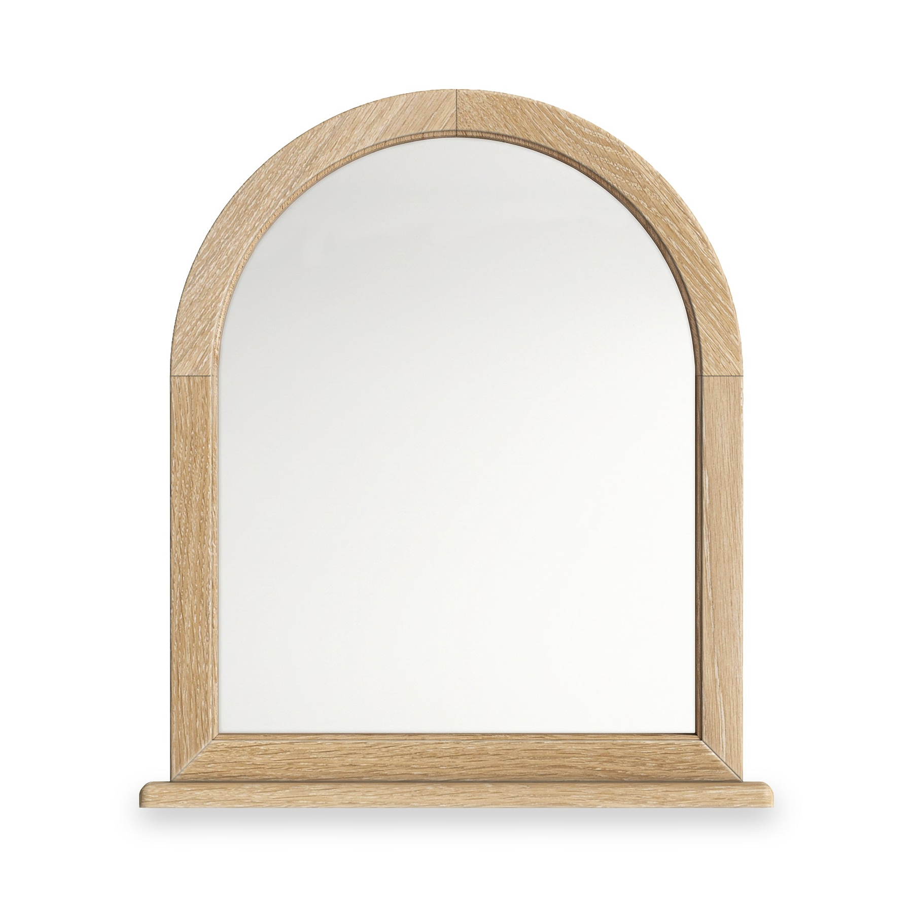 Rutland Oak Framed Arch Dressing Table Mirror from Roseland Furniture