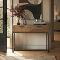 Orston Oak 2 Drawer Console Table from Roseland Furniture