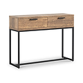 Orston Oak 2 Drawer Console Table from Roseland Furniture
