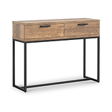 Orston Oak 2 Drawer Console Table from Roseland Furniture