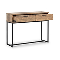 Orston Oak 2 Drawer Console Table from Roseland Furniture
