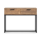 Orston Oak 2 Drawer Console Table from Roseland Furniture