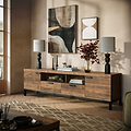 Orston Oak 190cm TV Unit from Roseland Furniture