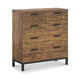 Orston Oak 2 Over 3 Drawer Chest from Roseland Furniture