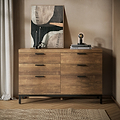 Orston Oak 6 Drawer Chest from Roseland Furniture