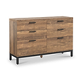 Orston Oak 6 Drawer Chest from Roseland Furniture