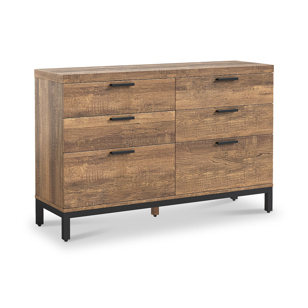 Orston Oak 6 Drawer Chest from Roseland Furniture