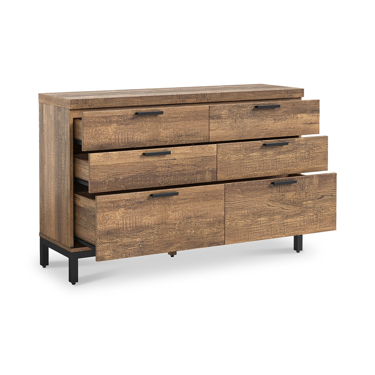 Orston Oak 6 Drawer Chest from Roseland Furniture