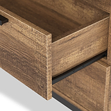 Orston Oak 4 Over 6 Drawer Chest from Roseland Furniture