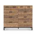Orston Oak 4 Over 6 Drawer Chest from Roseland Furniture