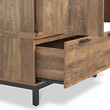 Orston Oak Double Wardrobe Drawers from Roseland Furniture