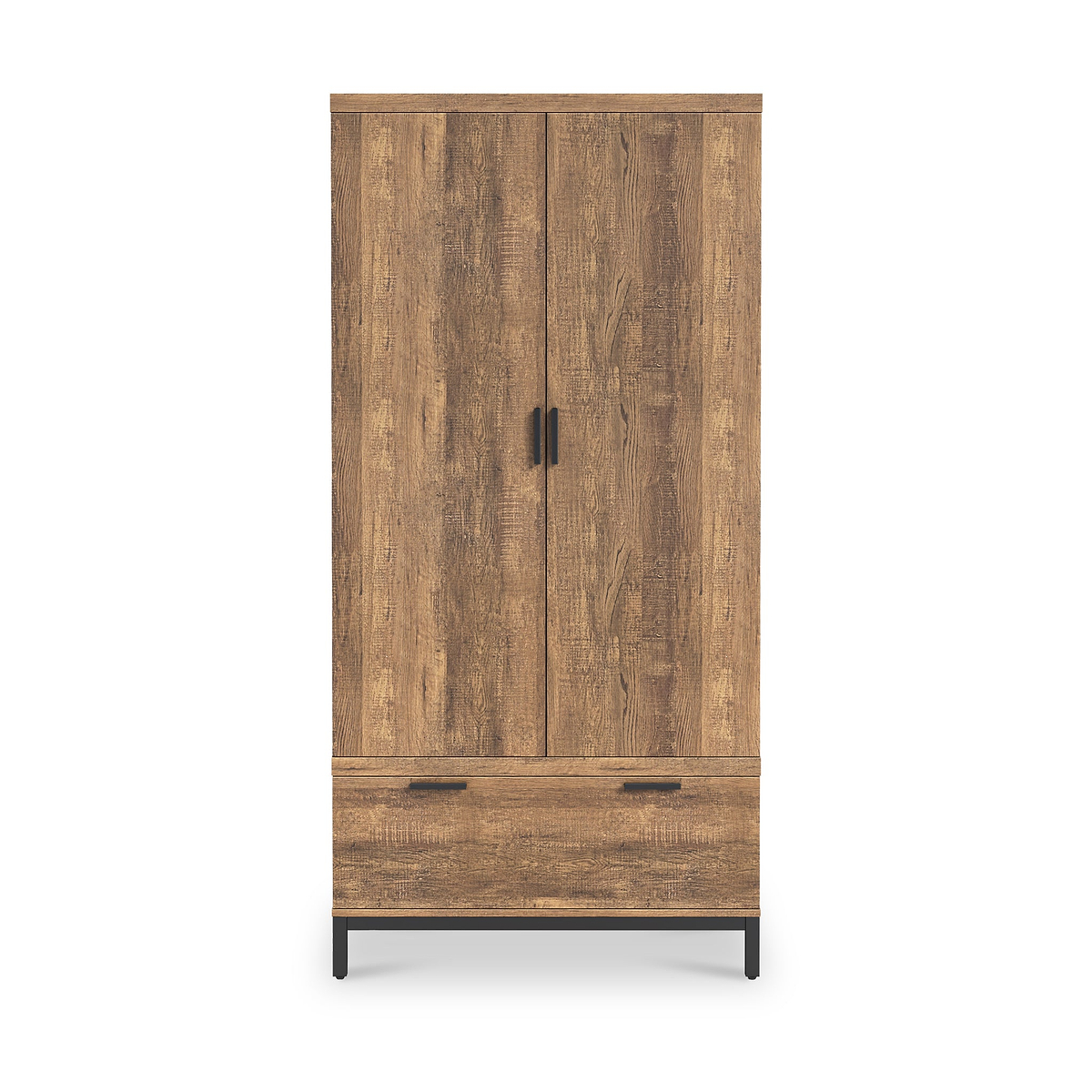 Orston Oak Double Wardrobe Drawers from Roseland Furniture