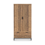 Orston Oak Double Wardrobe Drawers from Roseland Furniture