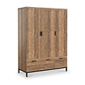 Orston Oak Triple Wardrobe Drawers from Roseland Furniture