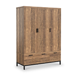 Orston Oak Triple Wardrobe Drawers from Roseland Furniture