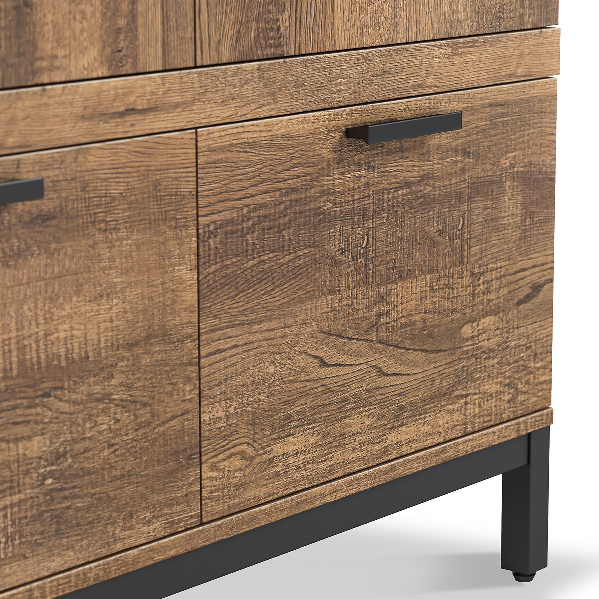 Orston Oak Triple Wardrobe Drawers from Roseland Furniture