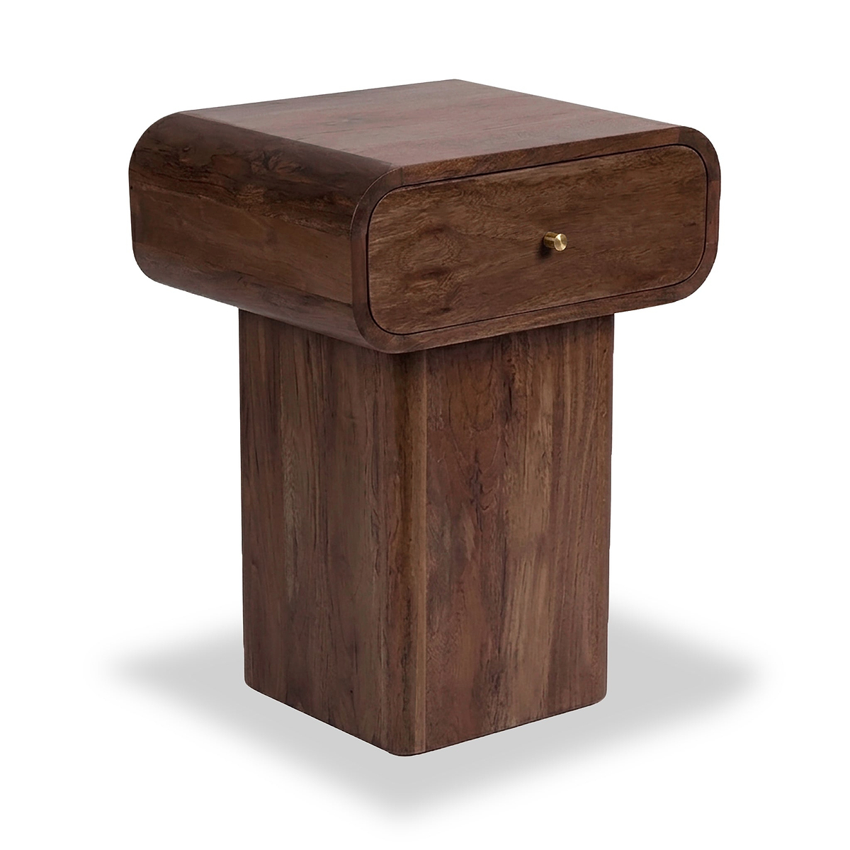 Elowen Mango Bedside Dark Stain from Roseland Furniture