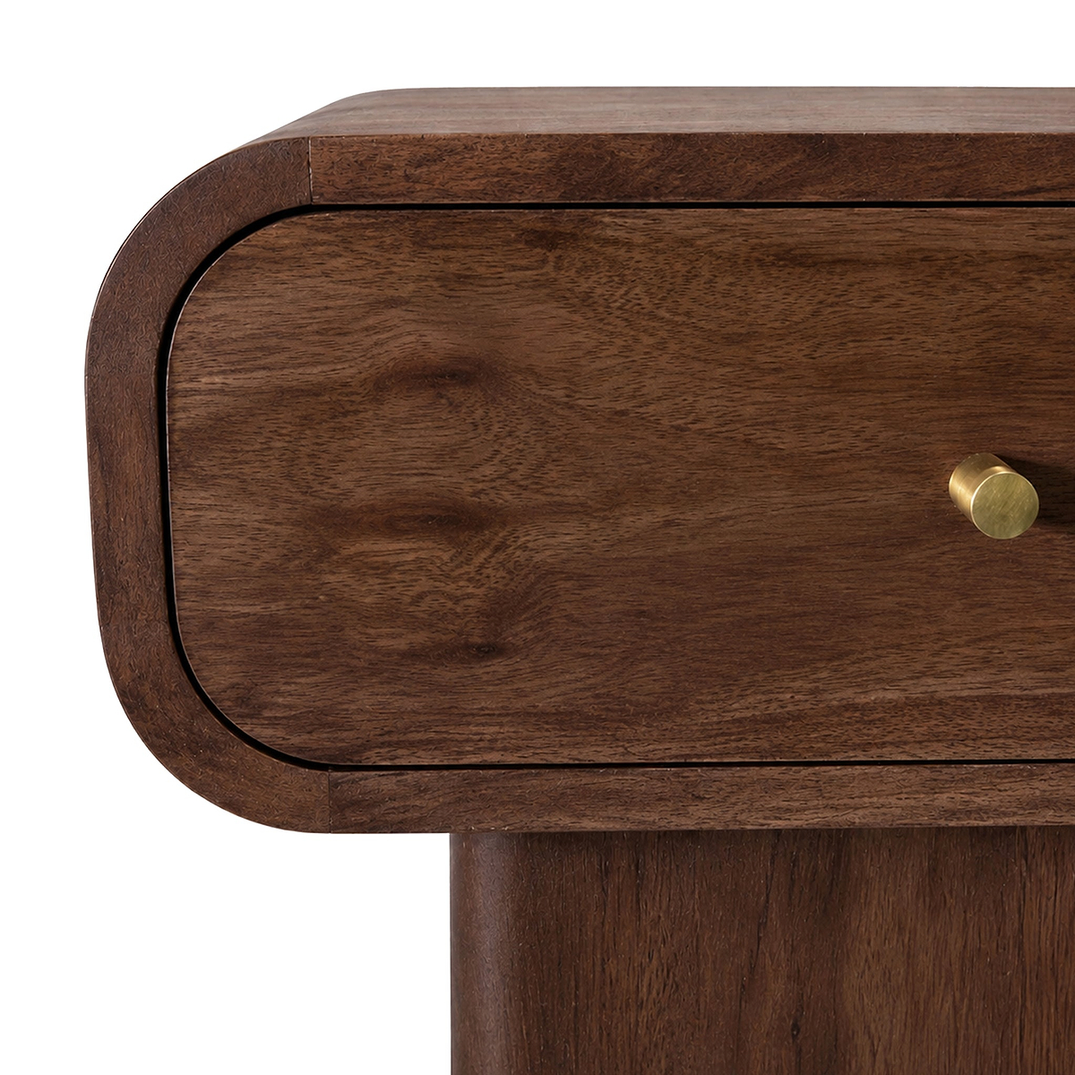 Elowen Mango Bedside Dark Stain from Roseland Furniture