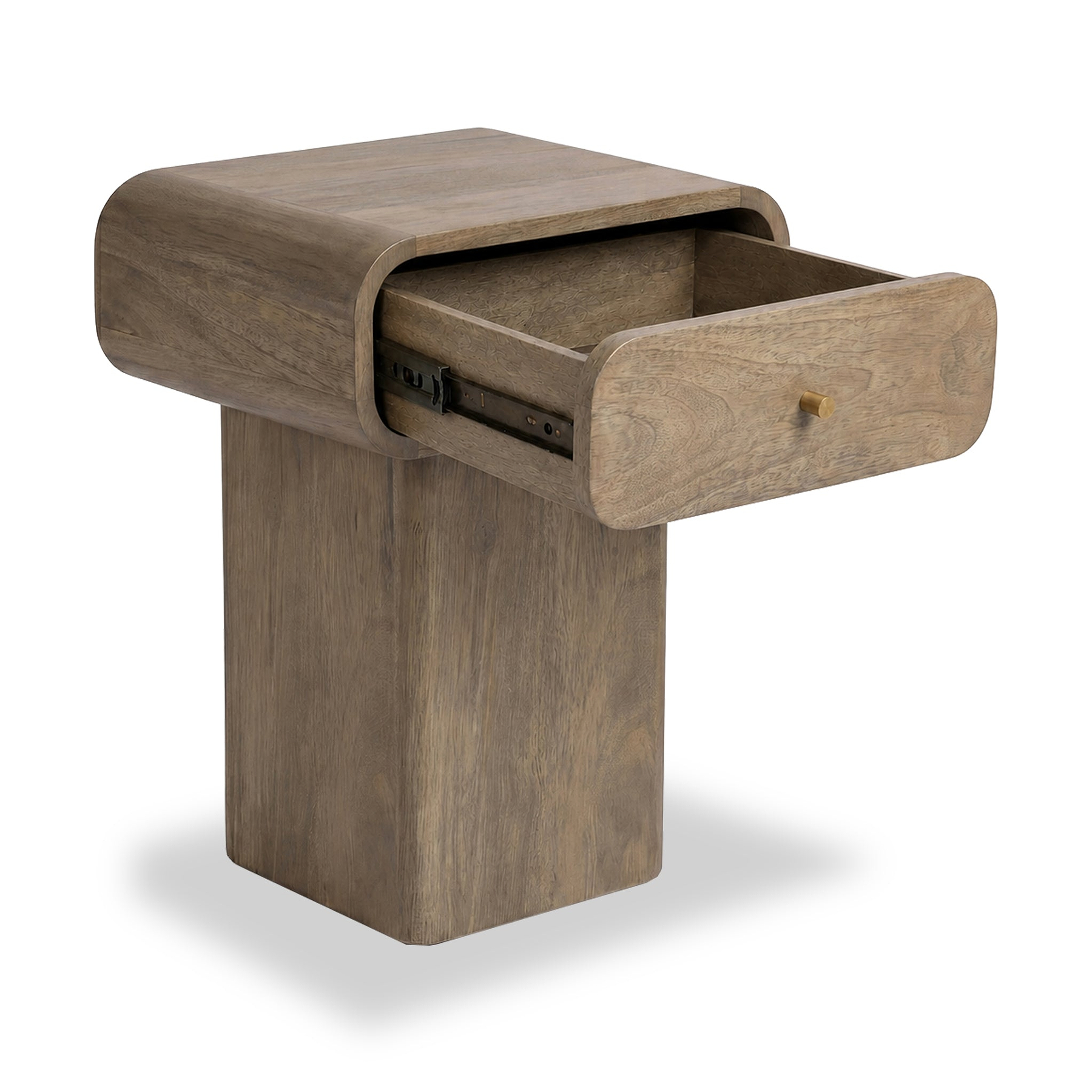 Elowen Mango Bedside Light Stain from Roseland Furniture