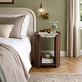 Nola Mango Bedside Dark Stain from Roseland Furniture