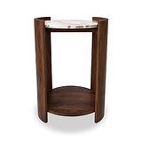 Nola Mango Bedside Dark Stain from Roseland Furniture