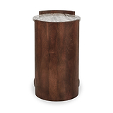 Nola Mango Bedside Dark Stain from Roseland Furniture