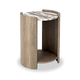 Nola Mango Bedside Light Stain from Roseland Furniture