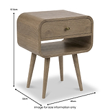 Auden Mango Bedside Light Stain from Roseland Furniture